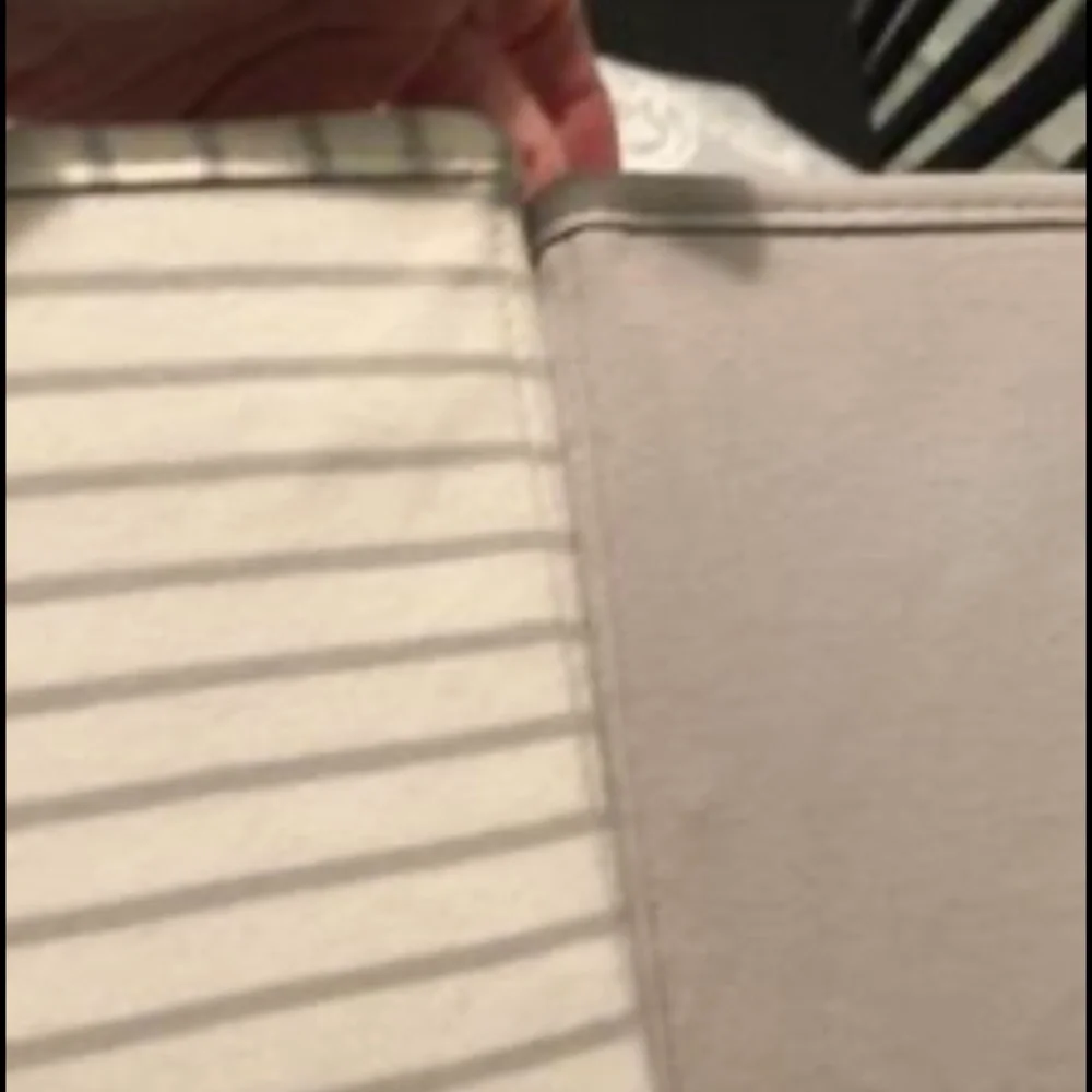 EUC gray and white baby bedding